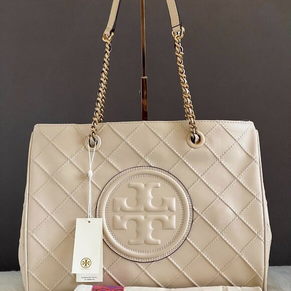 Tory Burch Fleming Soft Chain Tote (152337) NEW - Picture 3 of 12